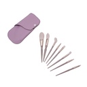 Leather Makeup Brush Bag