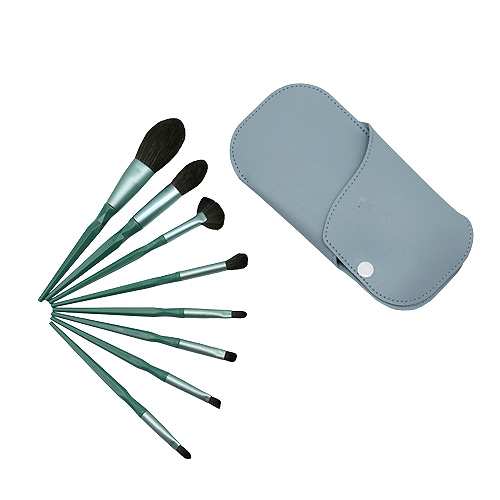 Leather Makeup Brush Bag