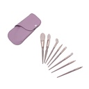 Leather Makeup Brush Bag