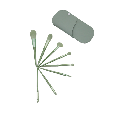 Leather Makeup Brush Bag