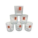 Glass cup set