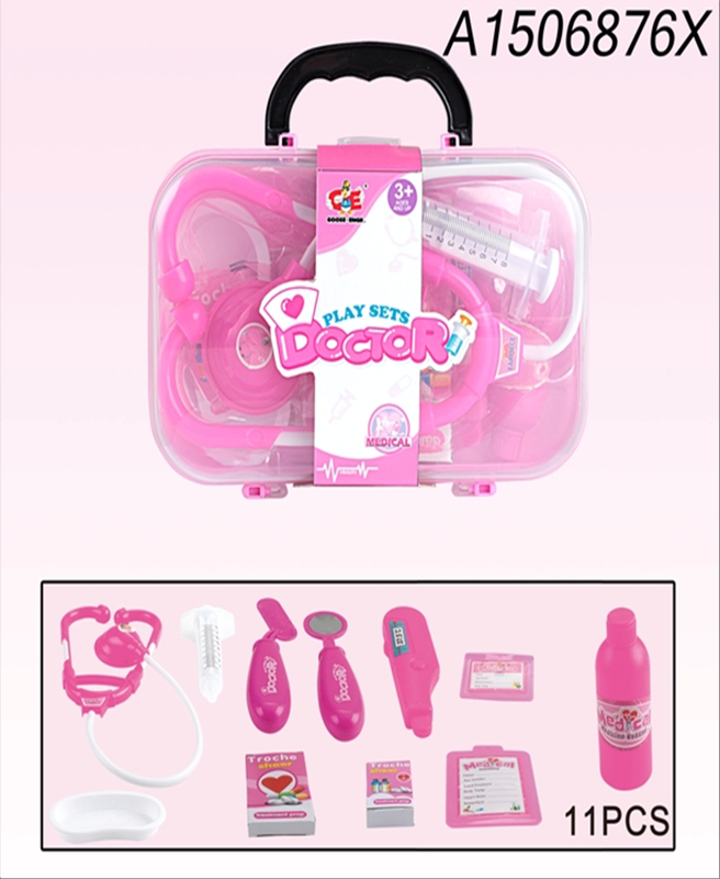 Pink Plastic Doctor Kit