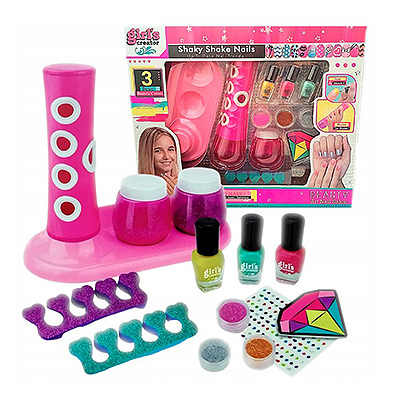 NAILS SET W.BOX /مجموعة تلوين الاظافر