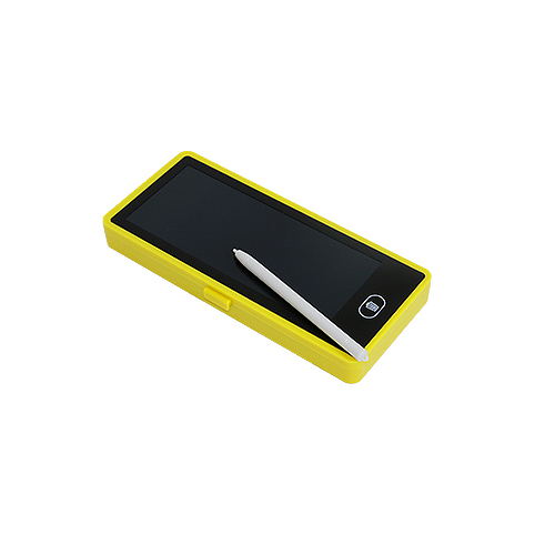A pencil case equipped with a writing board