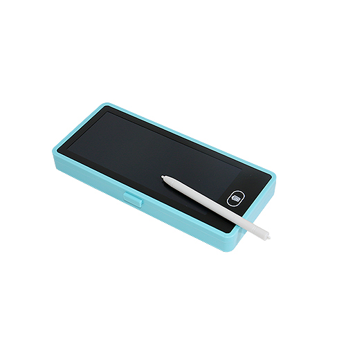 A pencil case equipped with a writing board