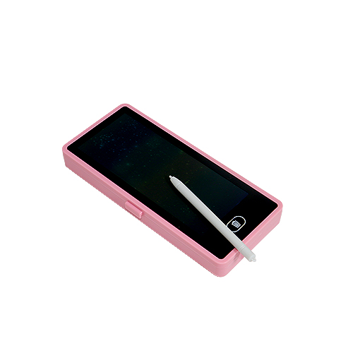 A pencil case equipped with a writing board