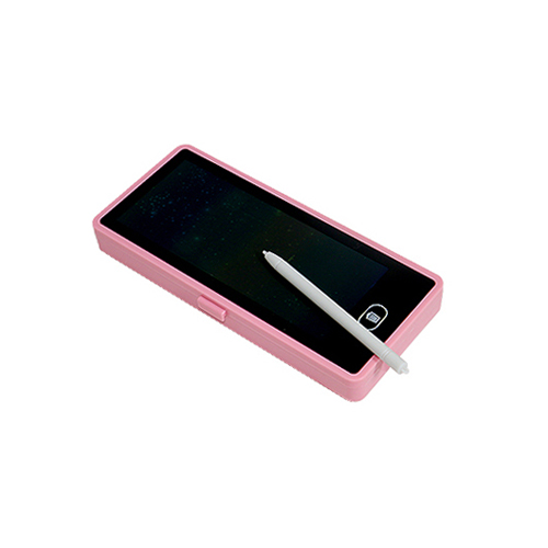 A pencil case equipped with a writing board