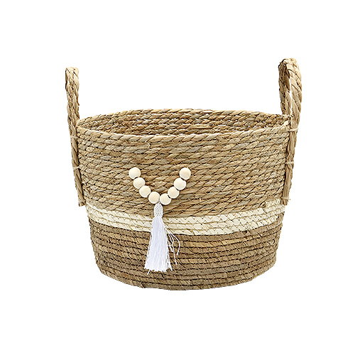 سلة خوص دائرية (كبيرة)