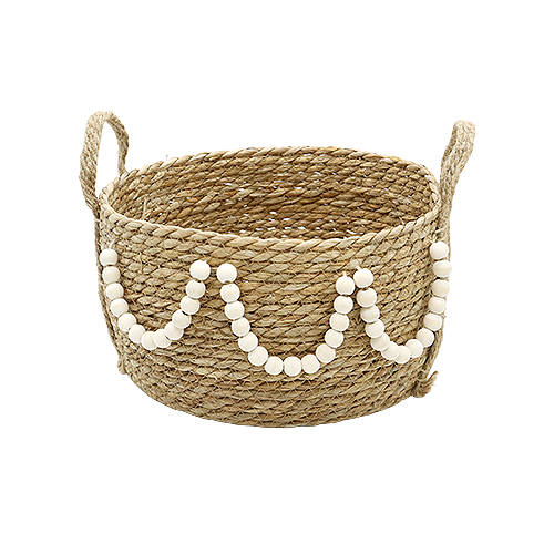 Woven Basket with Handle (Large)