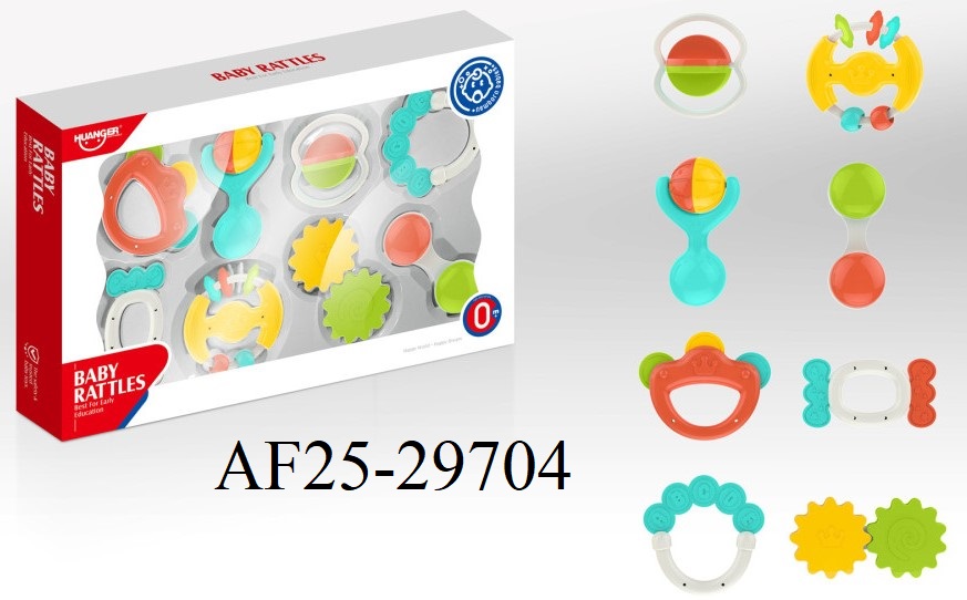 8 Pcs Rattle Set