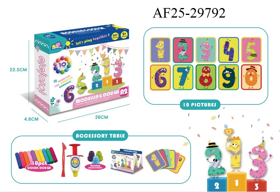 لعبة صلصال الأرقام