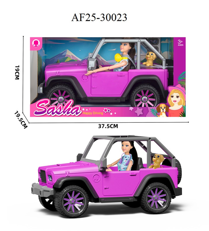 11.5 inch Barbie with Jeep