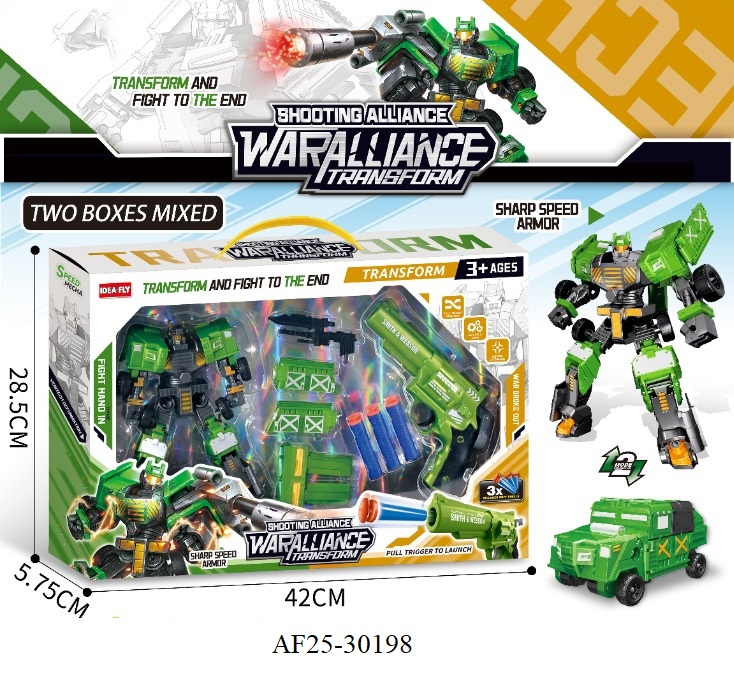 Toy Green Transform Robot