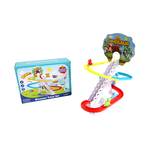 Dinosaur Climbing Stairs