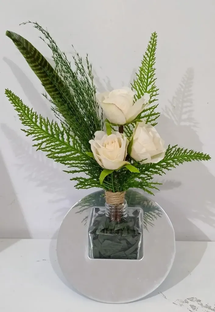 Artificial Flower with Vase