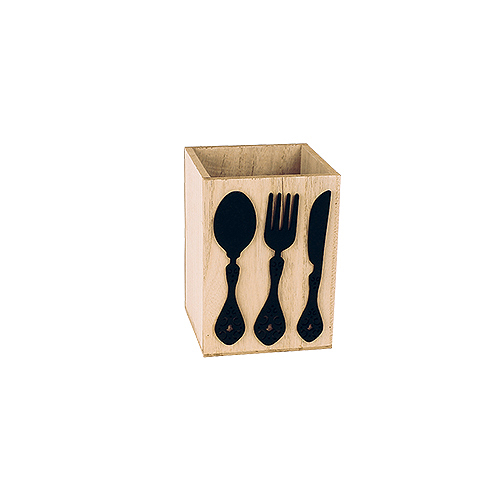 Wooden Utensil Holder