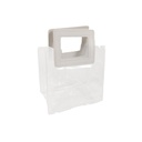 transparent leather bag