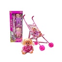 Doll with Stroller
