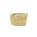 Woven Storage Basket (Small, Striped)