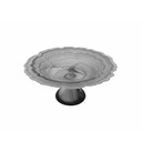 Embossed Design Serving Stand (Small Pedestal)