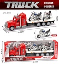 Trailer Truck with Motorcycles