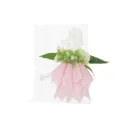 Acryclic stand with flowers