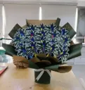Palm tree Bouquet with Blue Chocolate (20Pcs)