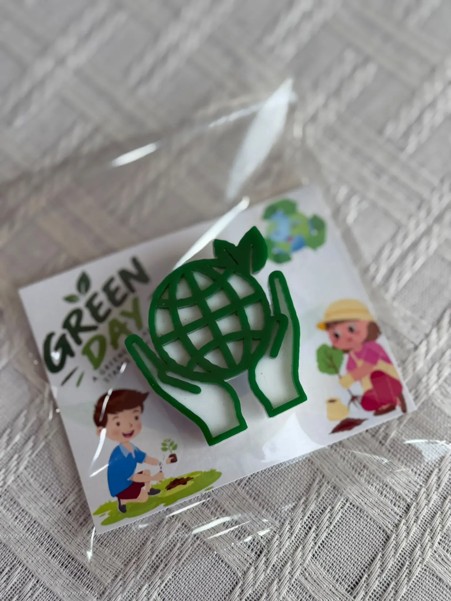 Green Day Badge Acrylic